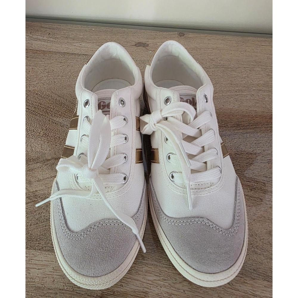 Gola Badminton CLA 548 Court Sneakers Size 6 - Picture 8 of 13